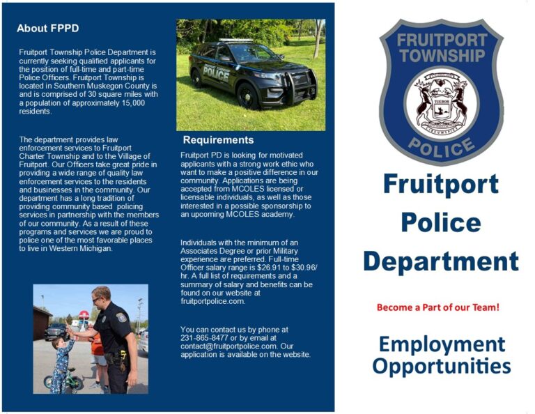 Police Department Fruitport Charter Township